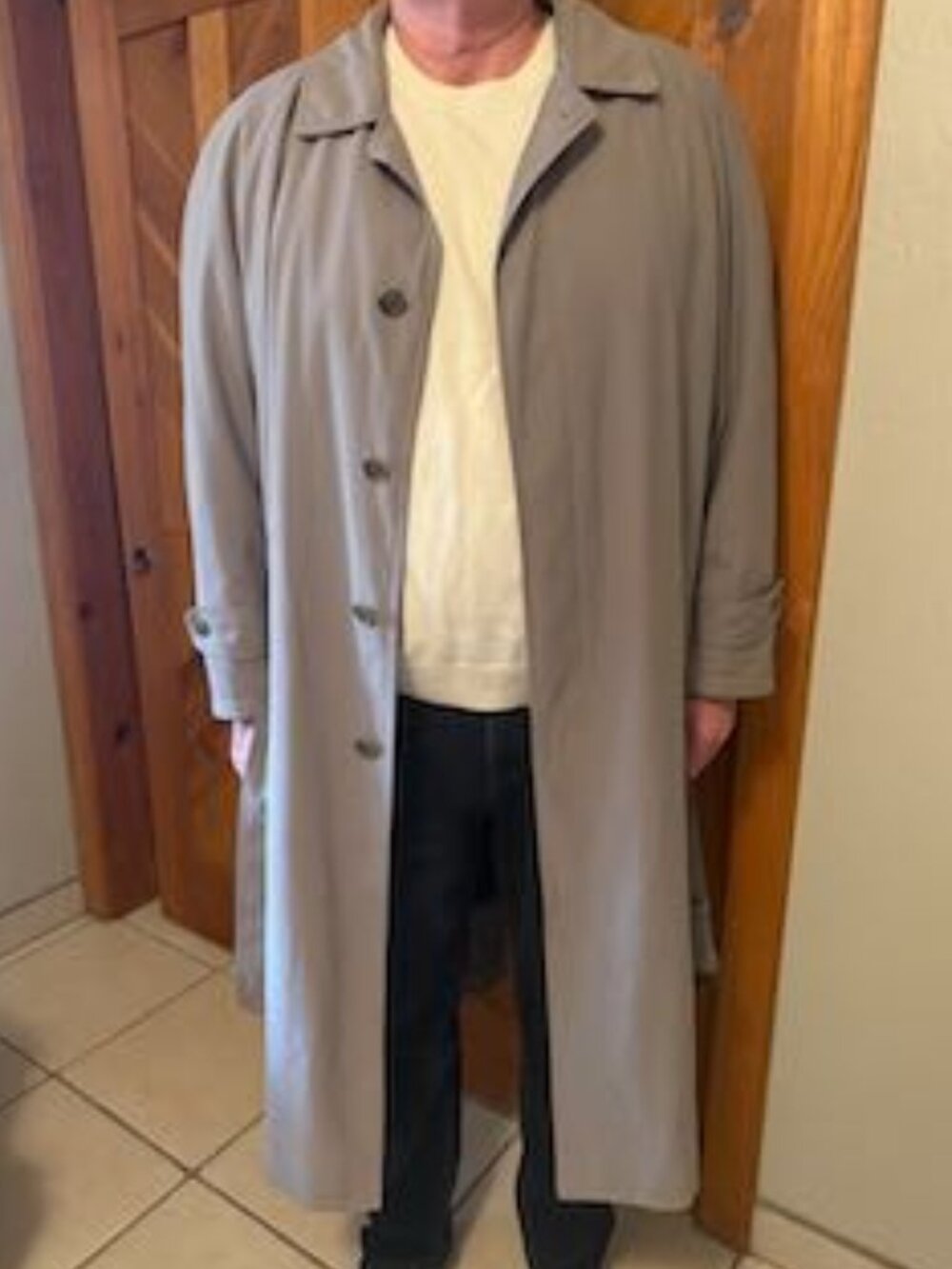 Vintage Newport Harbor Lined Trench Coat